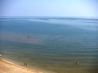 пляж - вид с квадрокоптера